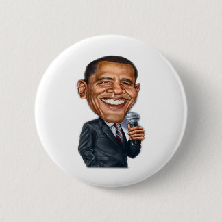 Barack Obama Caricature serie Ronde Button 5,7 Cm