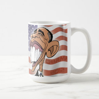 Barack Obama Cartoon Mok Vlag