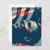 Barack Obama CHANGE-postkaart Briefkaart (Voorkant / Achterkant)