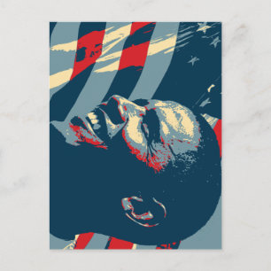 Barack Obama CHANGE-postkaart Briefkaart