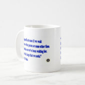 Barack Obama Change quote Koffiemok (Voorkant links)