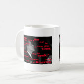 Barack Obama Change quote Koffiemok (Voorkant links)