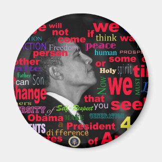 Barack Obama Change quote Magneet