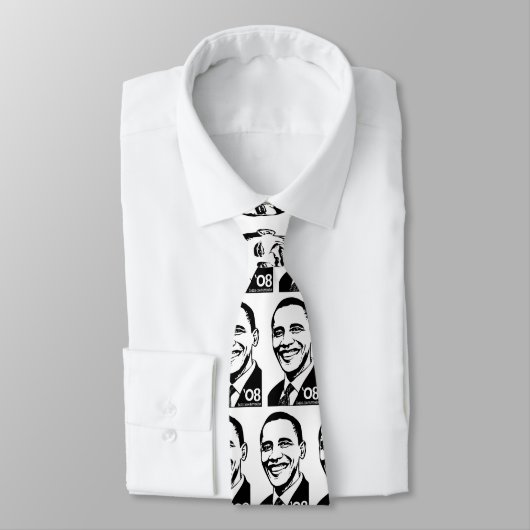 Barack Obama Check Stropdas  (Gebonden)