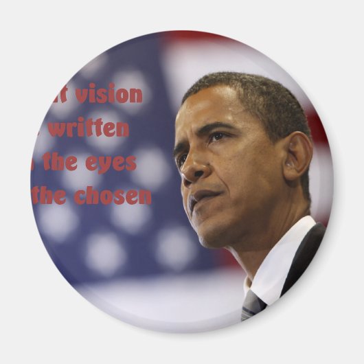Barack Obama Chosen Magneet (Voorkant)