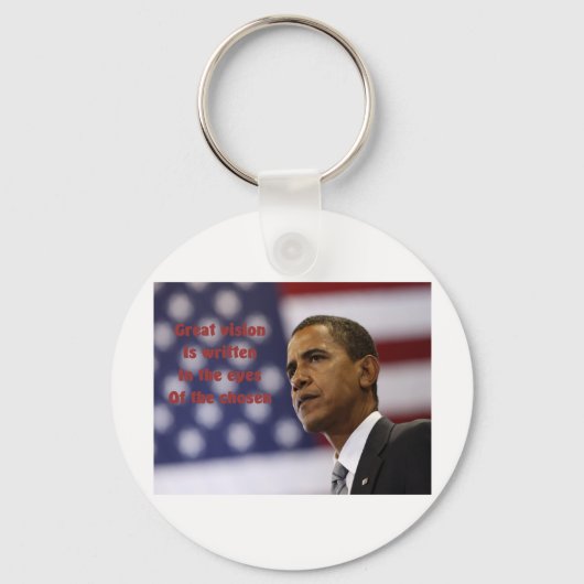 Barack Obama Chosen Sleutelhanger (Voorkant)