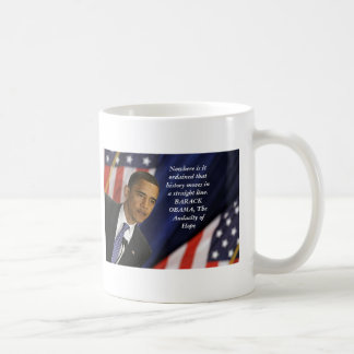 Barack Obama Citaat over geschiedenis Koffiemok