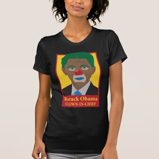 Barack Obama Clown T-shirt (Voorkant)