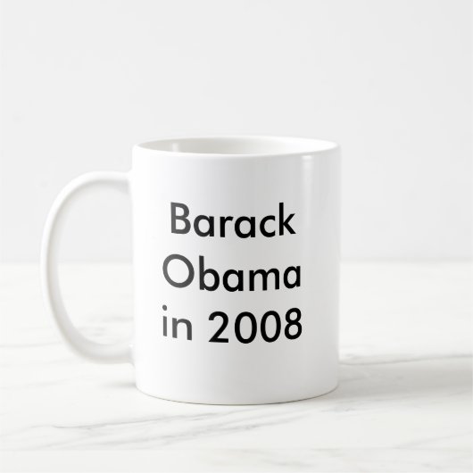 Barack Obama Coffee Mok (Links)
