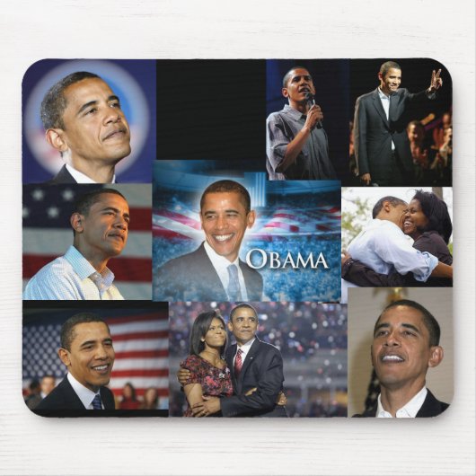 Barack Obama Collage Muismat (Voorkant)