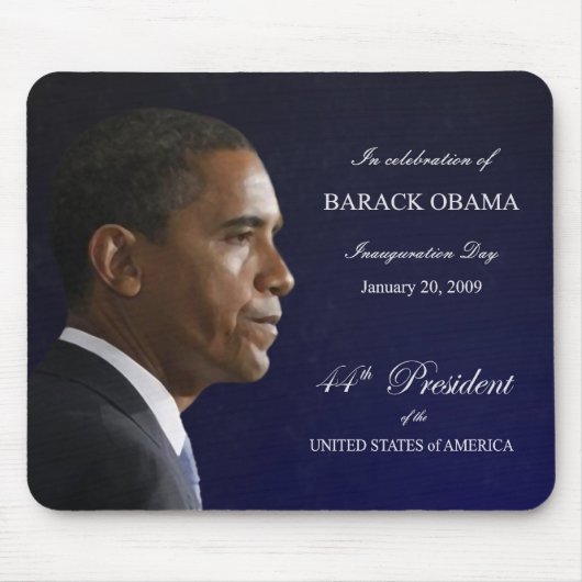 Barack Obama Collector's Edition Mousepad Muismat (Voorkant)
