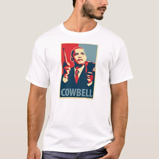 Barack Obama - Cowbell: OHP T-Shirt (Voorkant)