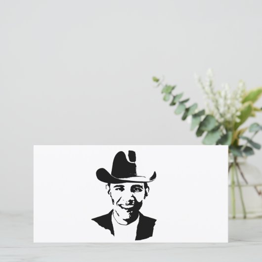 Barack Obama cowboy pet (Staand voorkant)