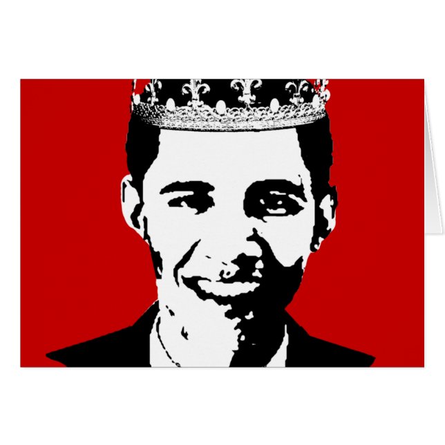 Barack Obama Crown en Cross (Voorkant Horizontaal)