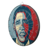 barack obama dart board dartbord (Voorkant Rechts)