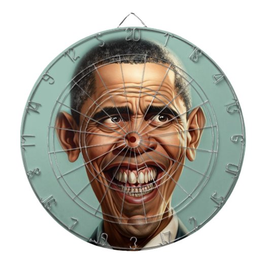 Barack Obama Dartboard Dartbord (Voorkant)