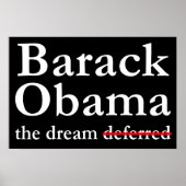 Barack Obama: De droom is niet uitgesteld Poster (Voorkant)