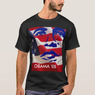 BARACK OBAMA DEMOCRAT PRESIDENT 2008 REAL CHANGE T-SHIRT