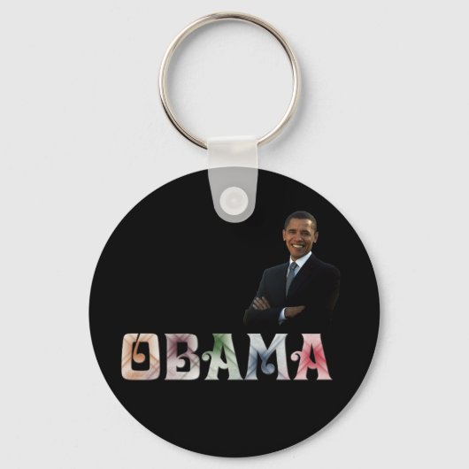 Barack Obama Design Sleutelhanger (Voorkant)