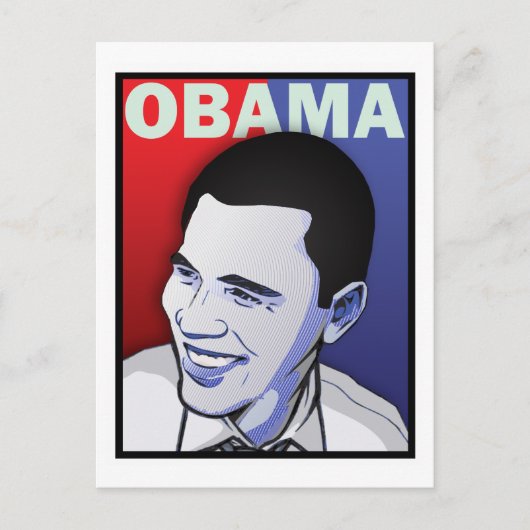 Barack Obama - die ene Briefkaart (Voorkant)