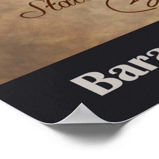 Barack Obama, eed of Kantoor Poster (Hoek)