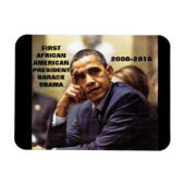 BARACK OBAMA EERST NEGRO AMERIKAANS PRESIDENT MAGNEET (Horizontaal)