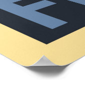 Barack Obama EERST! Poster (Hoek)