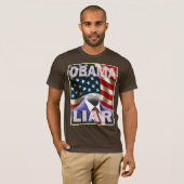 Barack Obama - Empty Suite of Lies T-shirt (Voorkant volledig)