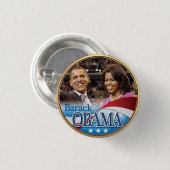 Barack Obama en Michelle Obama Coin Button (Voorkant /achterkant)