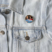 Barack Obama en Michelle Obama Coin Button (In situ)