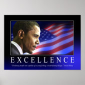 Barack Obama Excellence Poster (Voorkant)