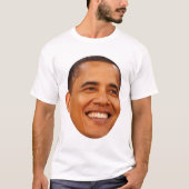 Barack Obama FACE 4 T-shirt (Voorkant)