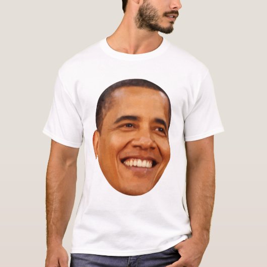 Barack Obama FACE 4 T-shirt (Voorkant)