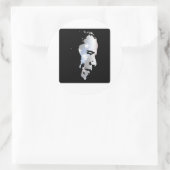 Barack Obama Face Ronde Sticker (Tas)