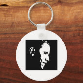Barack Obama Face Sleutelhanger (Voorkant)