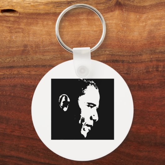 Barack Obama Face Sleutelhanger (Voorkant)