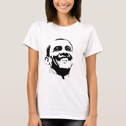 Barack Obama Face T-shirt (Voorkant)