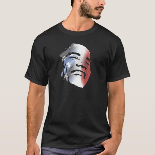 Barack Obama Face T-shirt (Voorkant)