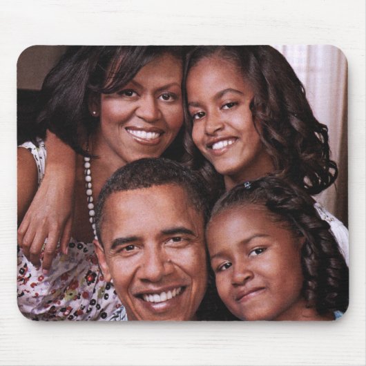 Barack Obama, Family Love_Mousepad Muismat (Voorkant)