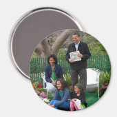 Barack Obama & Family Magneet (Voorkant / Achterkant)