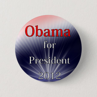 Barack Obama for President Dulled Explosion Ronde Button 5,7 Cm