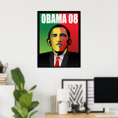 Barack Obama For President Poster (Thuiskantoor)