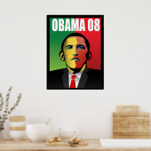 Barack Obama For President Poster (Keuken)
