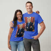 Barack Obama Foto 44e president van de VS Patriott T-shirt (Unisex)