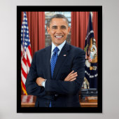Barack Obama Foto 44ste President Potus Patriottis Poster (Voorkant)