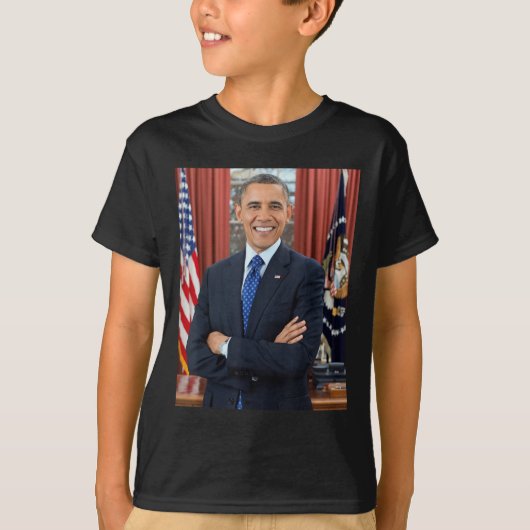 Barack Obama Foto 44ste President Potus Patriottis T-shirt (Voorkant)