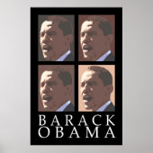 Barack Obama Four Portret Poster (Voorkant)