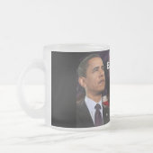 Barack Obama Frosted Mok (Links)