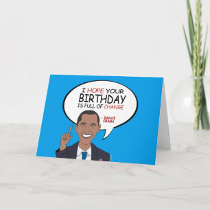 Barack Obama - Gelukkige verjaardag Kaart
