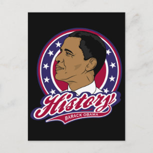 Barack Obama Geschiedenis Briefkaart